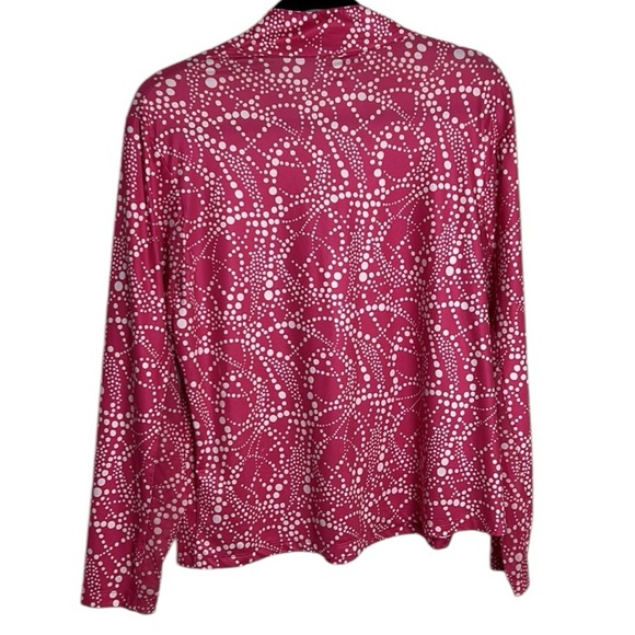 Gottex Women's Pink performance top,3/4 zip,mesh,gorpcore, Athleisure,athletic - Picture 3 of 13